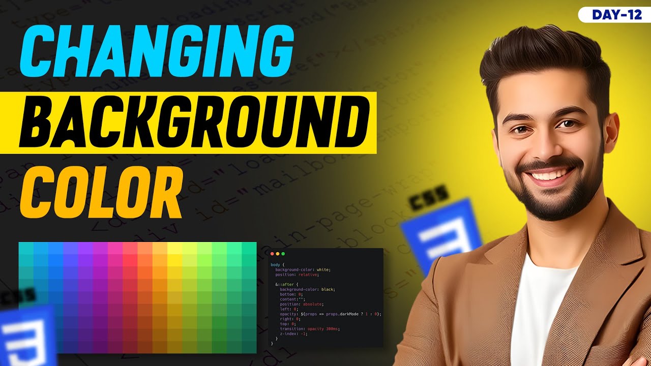 CSS Background-Color Property Explained | How to Set Background Colors ...