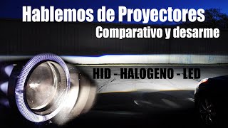 Comparativo de Proyectores (Lupa) de Automóvil  HID  Halógeno  LED  Parte 1
