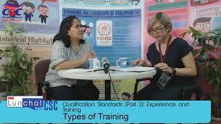 All About Qualification Standards  Experience and Training (LunChat with CSC S02E13)