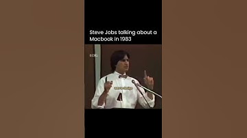 The Apple MacBook’s Origin Story – Steve Jobs bold vision from 1983 #boldvision #dreambig