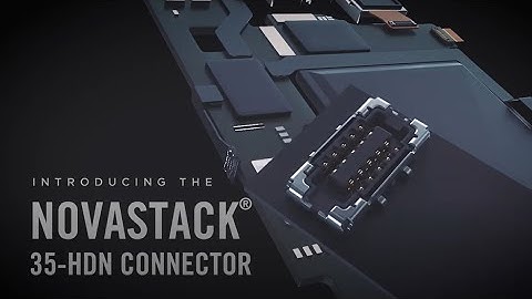 NOVASTACK® 35-HDN / 5G Connector : Shielded Board to Board Connector / I-PEX