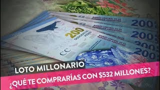 Ganó 523 millones en el Loto