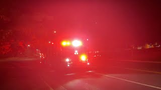 Engine and medic (spare) 417 responding to a medical | Fairfax County Fire & Rescue