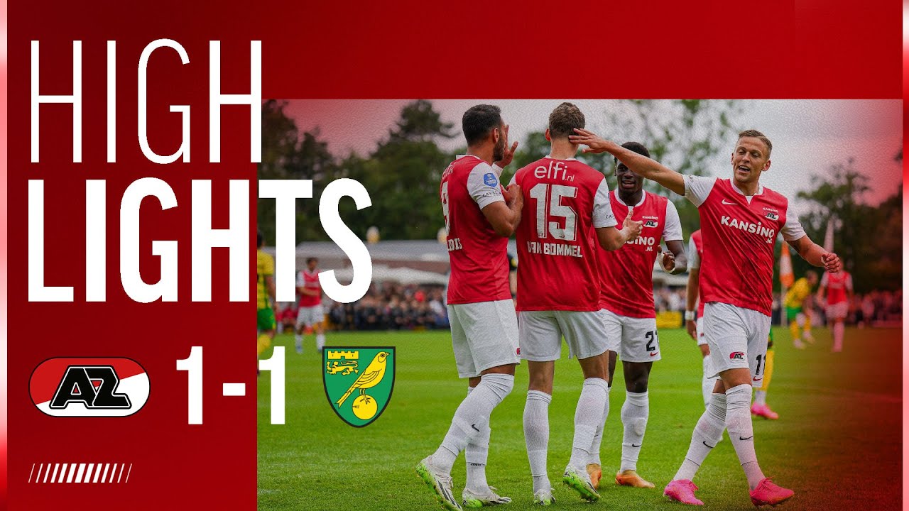 ⁣🤝 It ends level | Highlights AZ - Norwich City FC