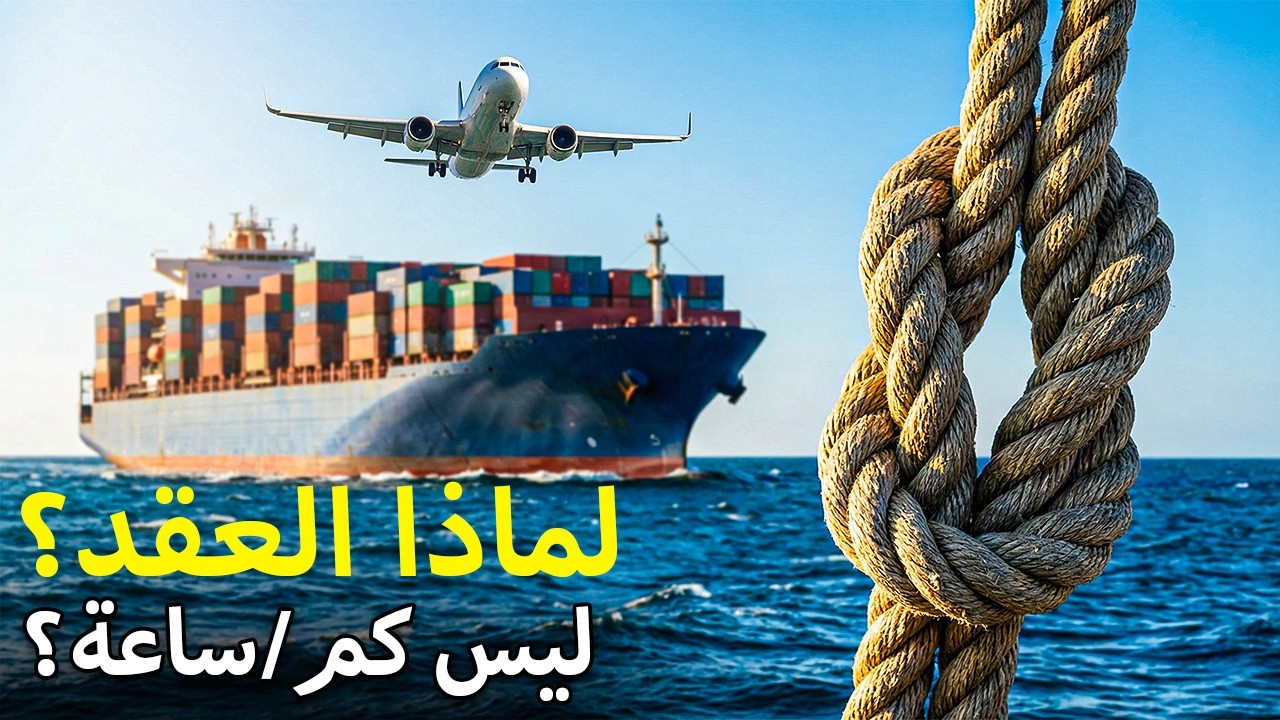 لماذا تستخدم السفن والطائرات العقد البحرية بدلاً من كم/ساعة؟ السبب الذي لا يعرفه أحد تقريبًا