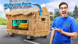 रोड पे चलने वाली अजीबोगरीब झोपड़ी🔥 | We Made Magical House Which Runs On Road | 100% Working by Crazy XYZ 4,674,731 views 4 weeks ago 17 minutes