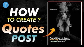 Quotes Post Design in Pixellab 2023 || Quotes Post In Pixellab || Motivation Post Design Pixellab screenshot 5