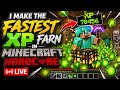 I BUILT THE FASTEST XP FARM in MINECRAFT HARDCORE… INSANE RESULTS 😱