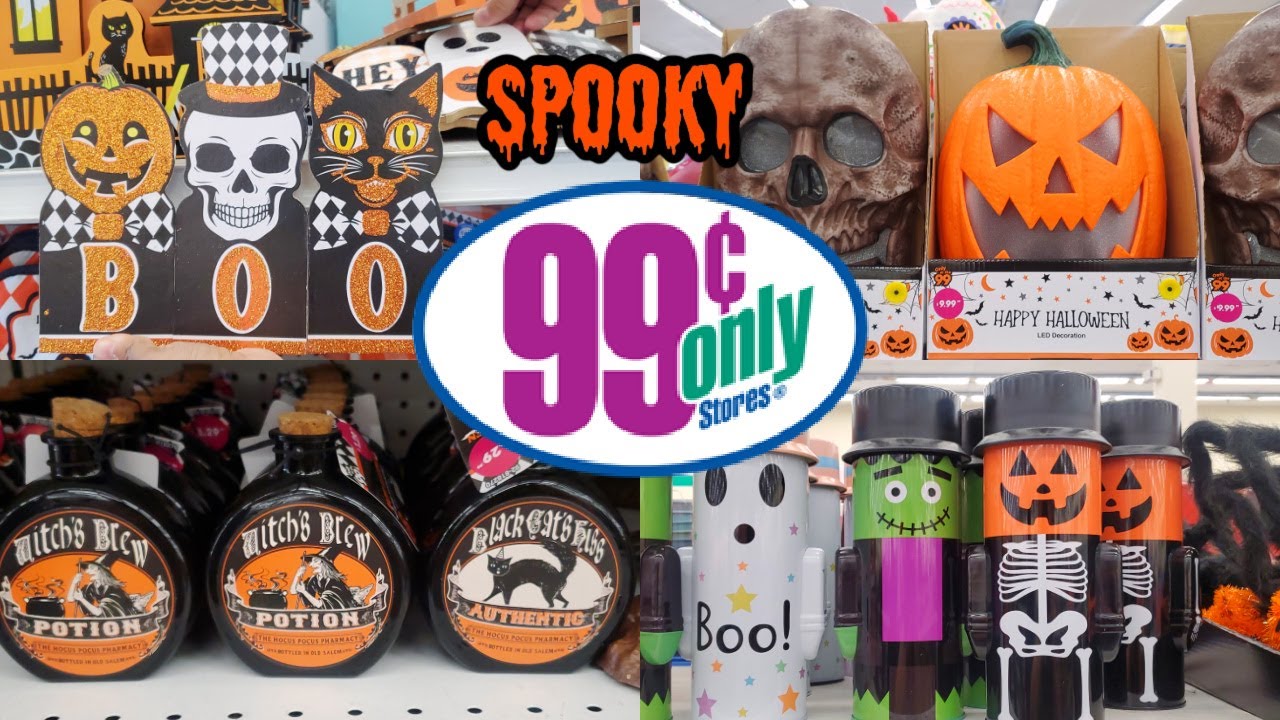 99 CENT ONLY STORE HALLOWEEN DECORATIONS HALLOWEEN HUNTING - YouTube