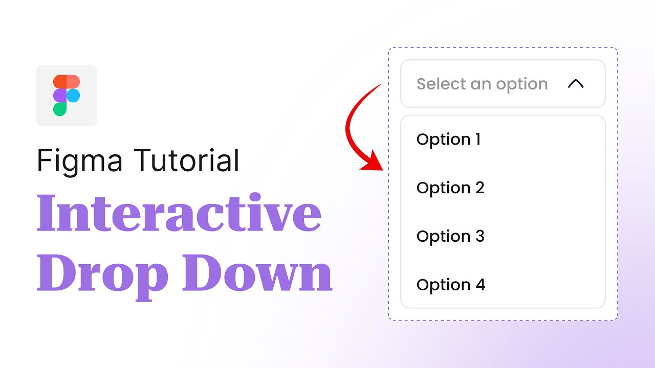 Interactive Dropdown Menu Animation In Figma | FigmaTutorial - YouTube
