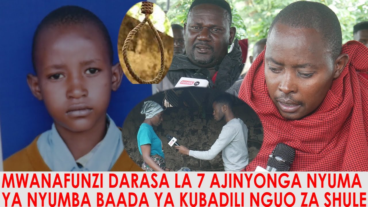 MWANAFUNZI MIAKA 13 DARASA 7 AJINYONGA NYUMBANI KWAO NYUMA YA JIKO