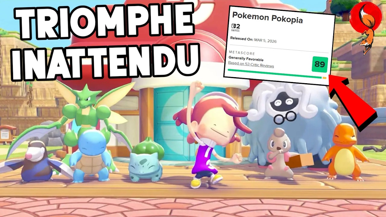 Surprise : POKÉMON POKOPIA est donc le jeu le MIEUX NOTÉ de l'histoire de la licence !