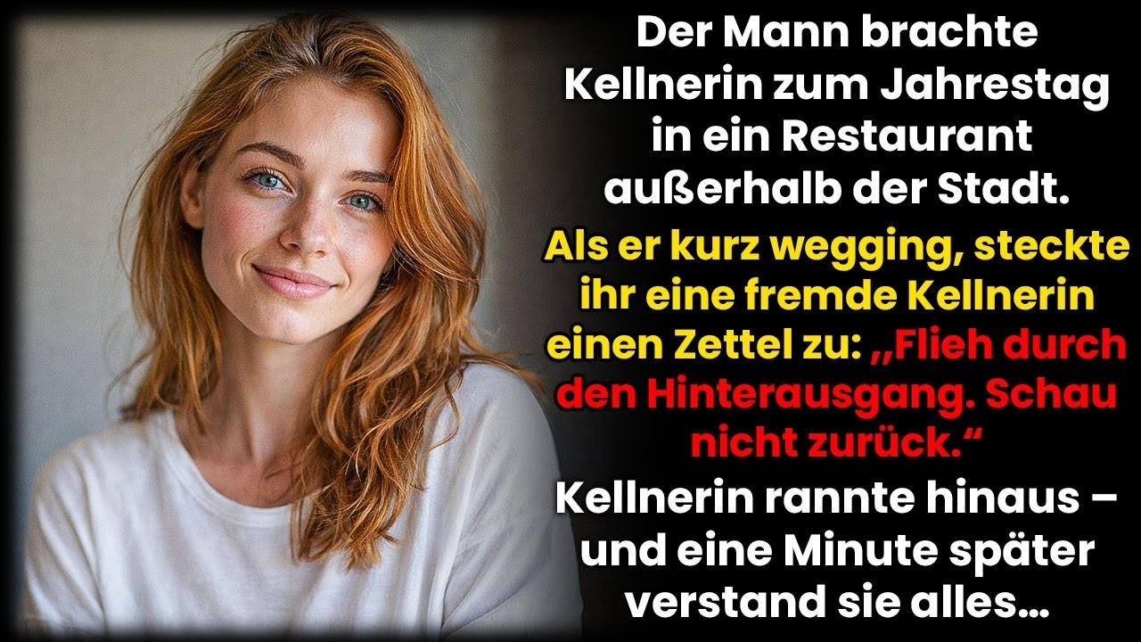 „Flieh durch den Hinterausgang!“ – die Kellnerin steckte Kate im Restaurant heimlich einen Zettel zu