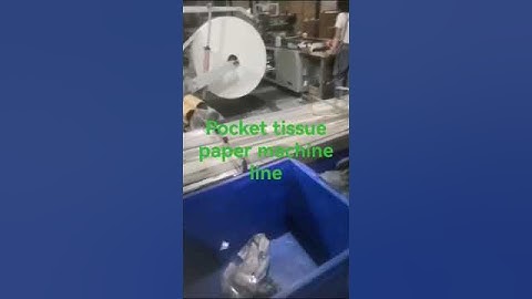 Automatic pocket tissue paper machine line