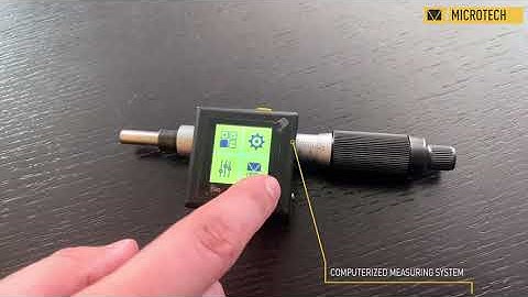 Sub-micron computerized micrometer head (non rotating)
