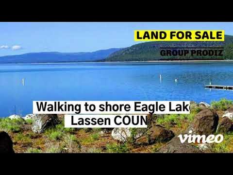 Walking to shore Eagle Lake Lassen COUNTY - YouTube