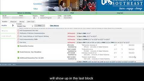 How to use DegreeWorks