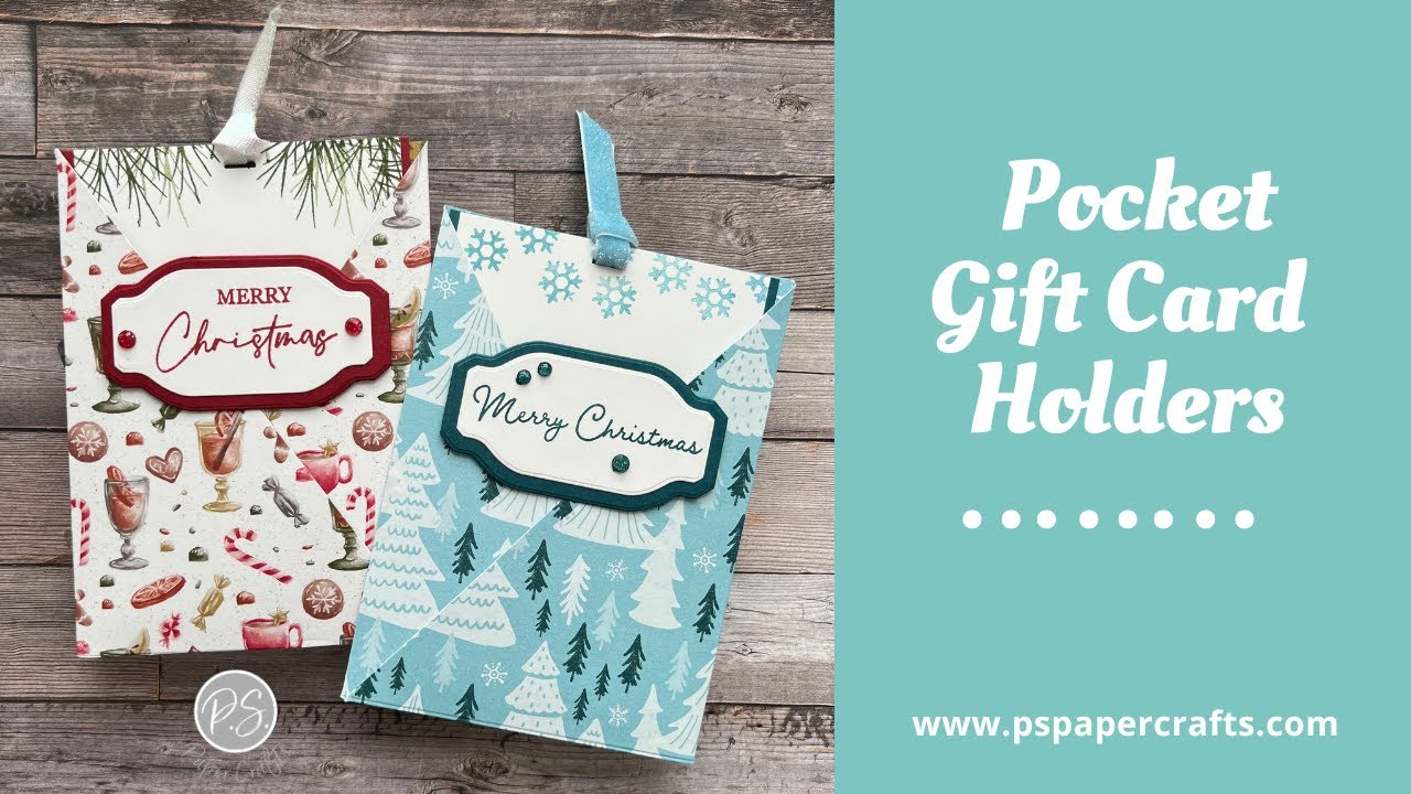 How To Create Pocket Gift Card Holders