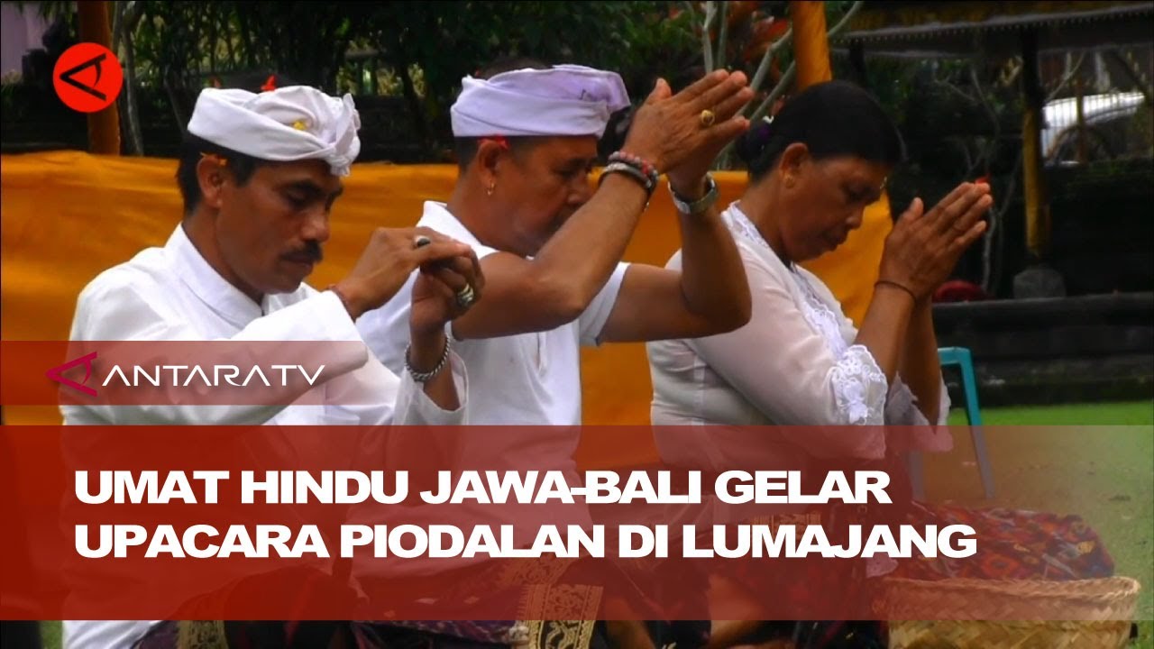 Ribuan umat Hindu Jawa-Bali gelar upacara Piodalan di Lumajang