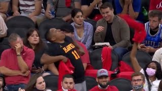 Danilo Gallinari Monster DUNK makes Hawks fan go Crazy! | Game1 Hawks vs 76ers