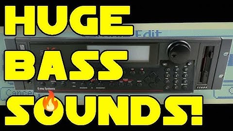 EMU HARDWARE SAMPLER : HUGE BASS SOUNDS! |Try This!