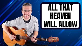 Video thumbnail of "Bruce Springsteen - All That Heaven Will Allow guitar lesson"