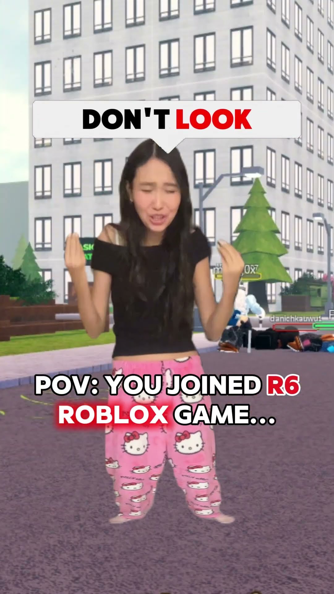 POV: You joined Roblox R6 Bodytype game..?? #roblox #robloxshorts