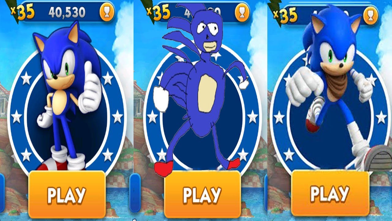 Sonic Dash vs Sonic Dash 2 Sonic Boom vs Go Sanic Goo - All Characters ...