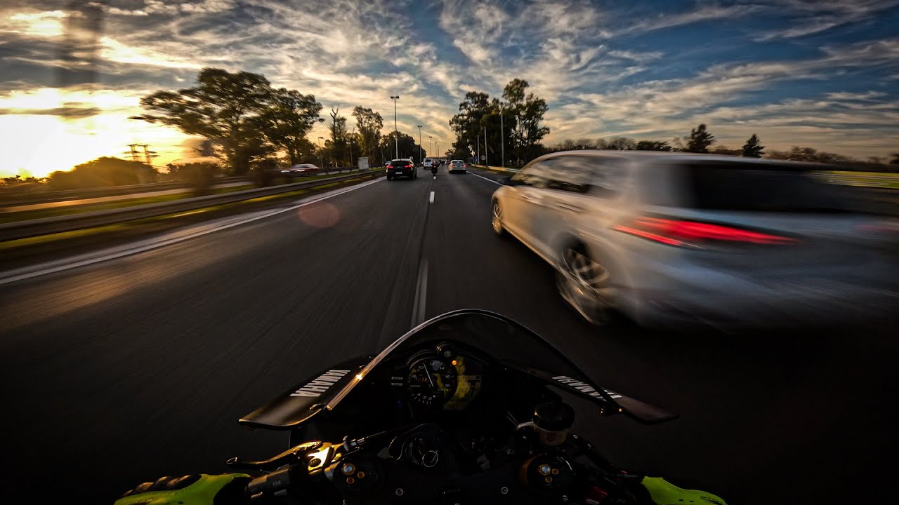 YAMAHA YZF R6 - BRUTAL RIDE - PURE SOUND - 4K