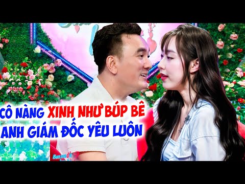 Cô gái một con XINH NHƯ BÚP BÊ khiến anh giám đốc LAO VÀO YÊU NGAY em thật tuyệt - Hẹn Hò Quyền Linh
