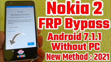 Nokia 2 FRP Bypass 7.1.1 | Nokia 2 Google Account Bypass Without PC | Nokia TA-1029 FRP Bypass