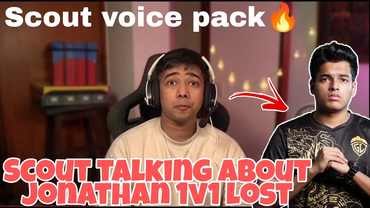 Scout talking about jonathan 1v1 loss | Scout bgmi voice pack coming ...