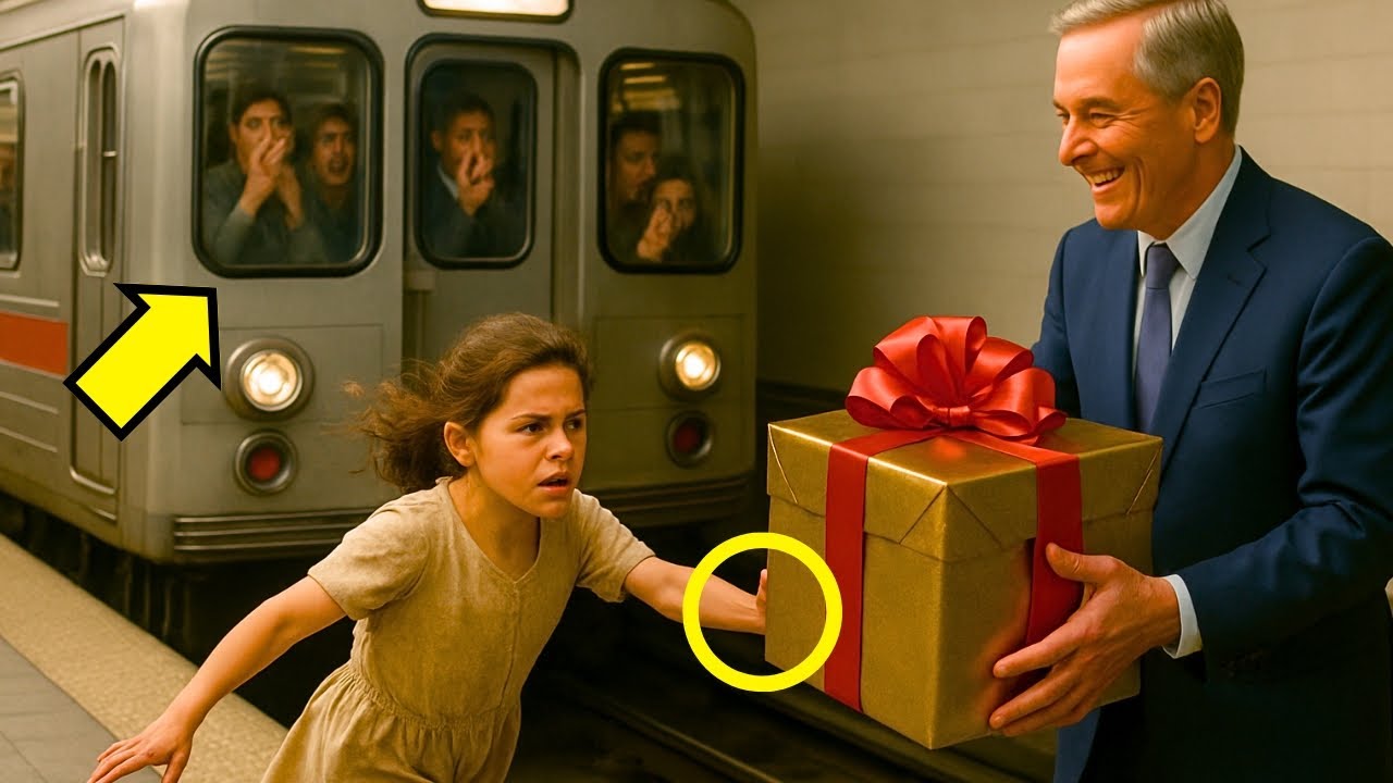 NIÑITA HUMILDE SALVA UN METRO SIN CONDUCTOR… Y RECIBE UN REGALO SORPRENDENTE DEL GOBERNADOR