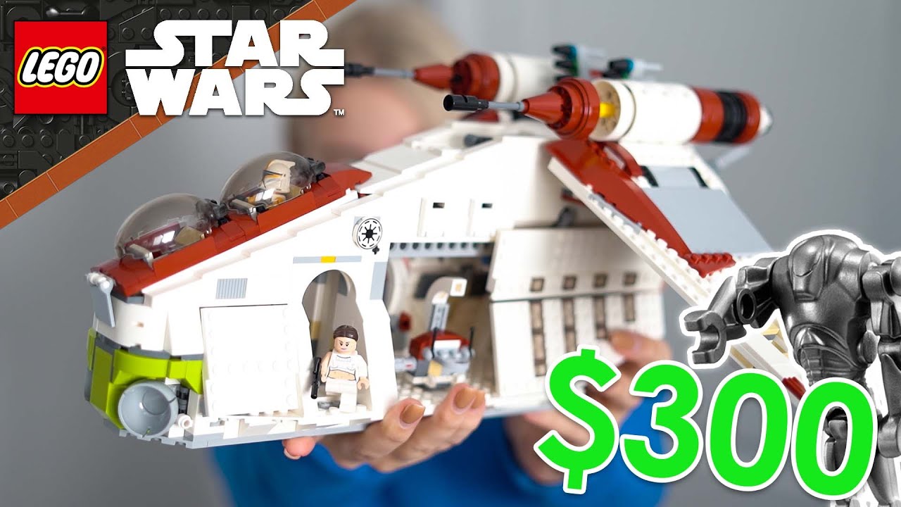 Mold Sekretær råolie Building The 2013 Republic Gunship for $300 | LEGO Star Wars 75021 | Brick  Finds & Flips