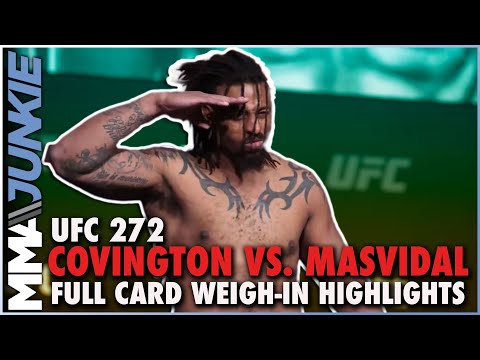 #UFC272 weigh-in highlights: All 26 fighters hit the mark