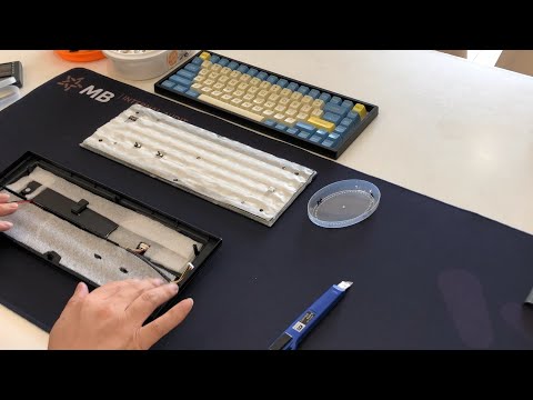 Video Royal Kludge RK84 PE Foam + Tape mod - youtube