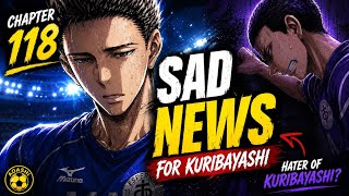 Sad News For Kuribayashi|Ao Ashi Chapter 118 Explained in Hindi