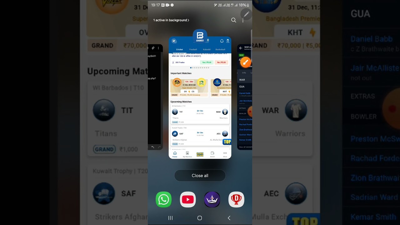 TIT vs WAR Batball11 team prediction WI Barbados T10