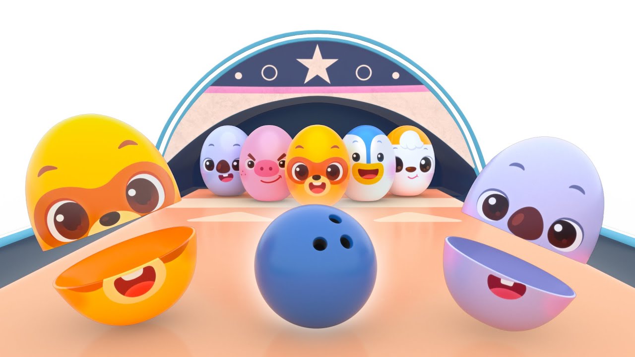 Aprende Colores con Cinco Huevos Sorpresa 🥚❓ 3D | Colores para Niños | Lotty Friends