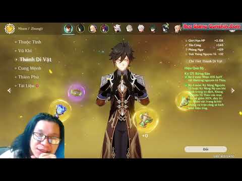 Video ZHONGLI GIẢM KHÁNG THẢO 50% - youtube