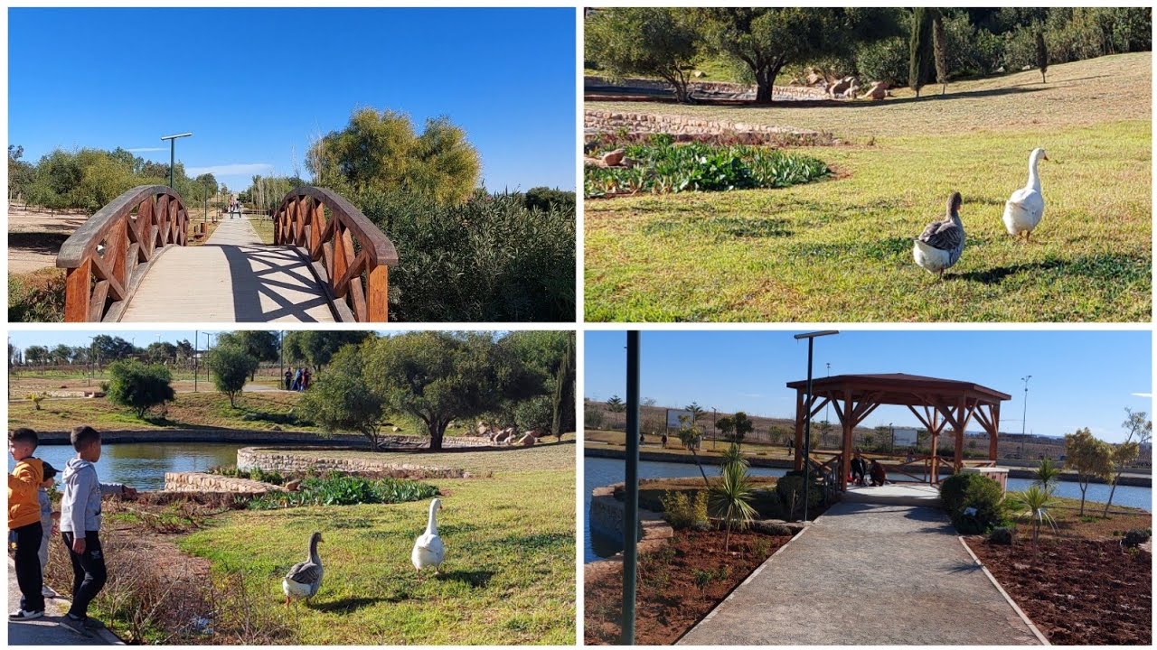 جولة في المنتزه الإيكولوجي بوجدة، حديقة زوينة بزاف والجو روووعة🥰🥰🥰