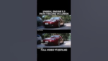 Unreal Engine 5.3 Path Tracing vs Lumen #shorts #unrealengine5
