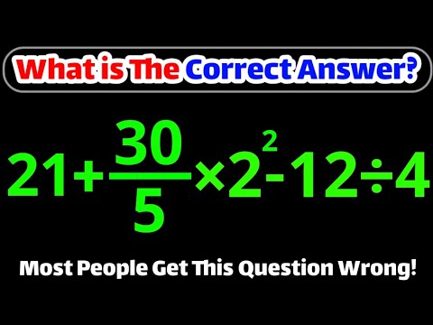 This Math Question Is So Tricky That 90% of People Get It WRONG! Can ...