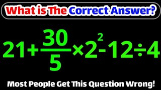 Famous This Math Question Is So Tricky That 90% of People Get It WRONG! Can you solve it? Profile