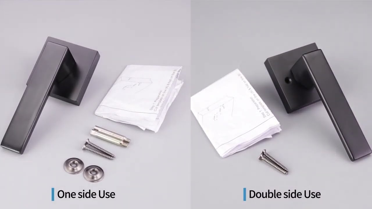 KNOBWELL - Craftsman Style Single Dummy Door Levers (Pull Only) - DL01DM