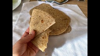 خبز الصاج او عيش التورتيلا صحي لذيذ سندوتش الشاورما بخبز الشوفان الصحي