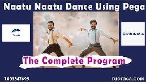Pega CDH Training In Hyderabad​ in 2024 | RRR Natu Natu Dance using pega| pegaxperts|Rusdrasa