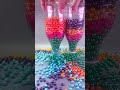 Rainbow Beads Pouring 🧪✨ Twin Bottle ASMR Magic!