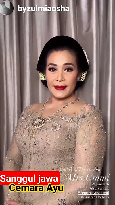 PESONA IBU PENGANTIN JAWA #sangguljawa #hairtutorial #ibupengantin #motherofthebride