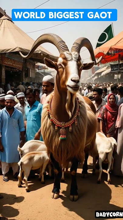 Sabse Mehnga Bakra! 🐐💰 Bakra Mandi Ka Badshah | Biggest Goat in Pakistan Market 2025